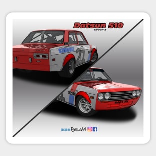 Datsun 510 Group 2 Sticker